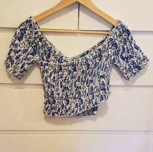 Poupette St. Barth Smocked Top